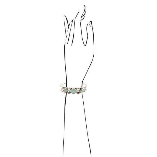 'Barse' Turquoise Cuff Bracelet