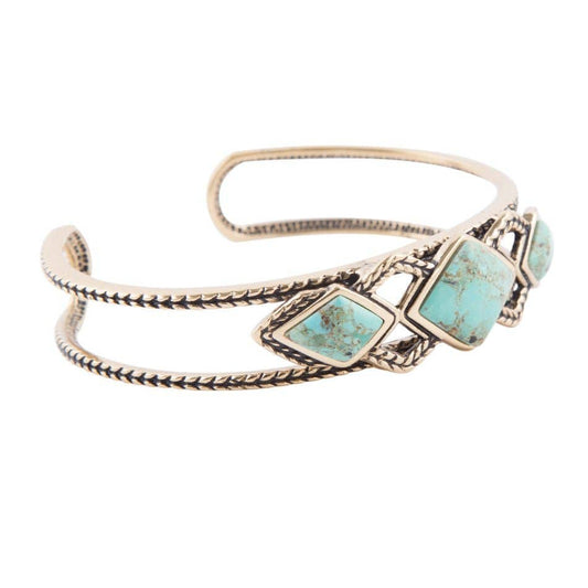 'Barse' Turquoise Cuff Bracelet