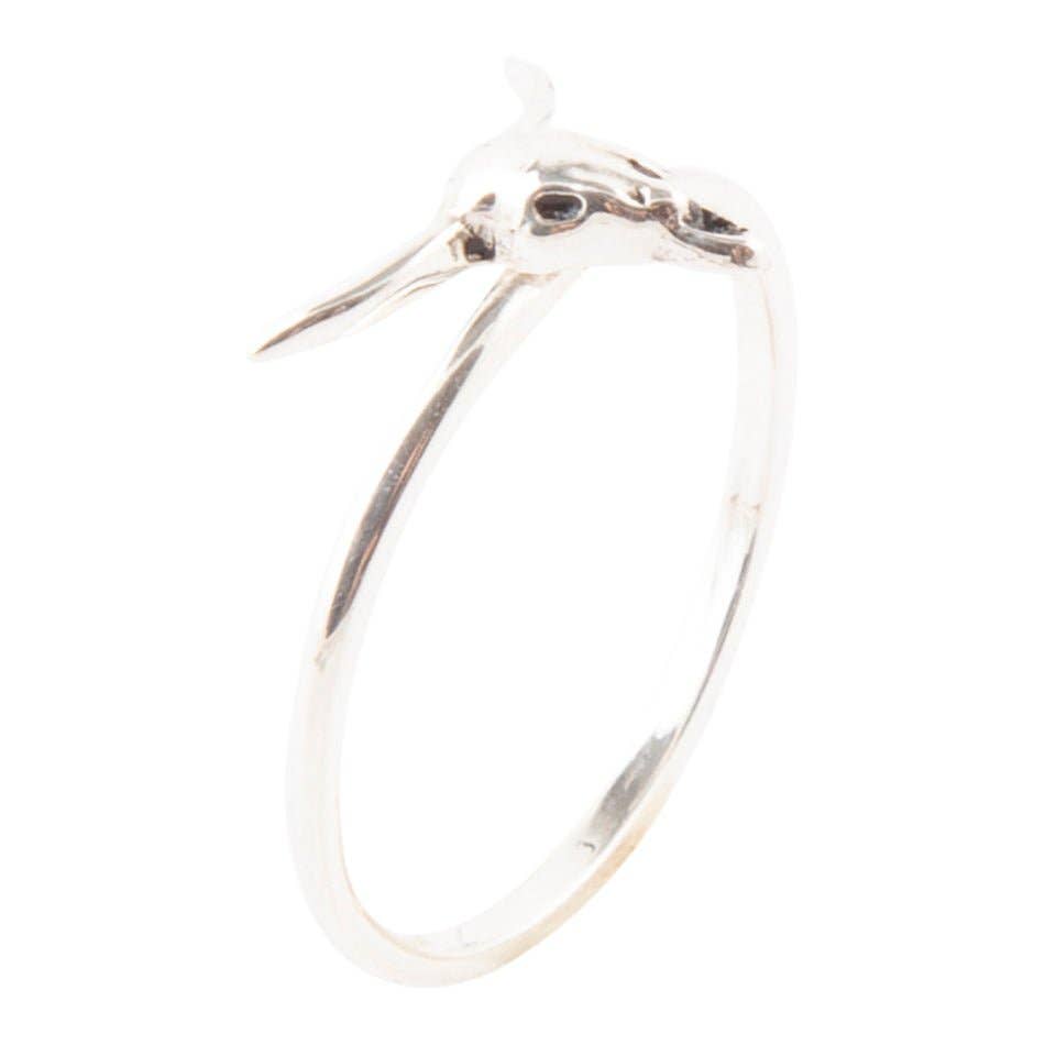 'Barse' Dainty Longhorn Ring