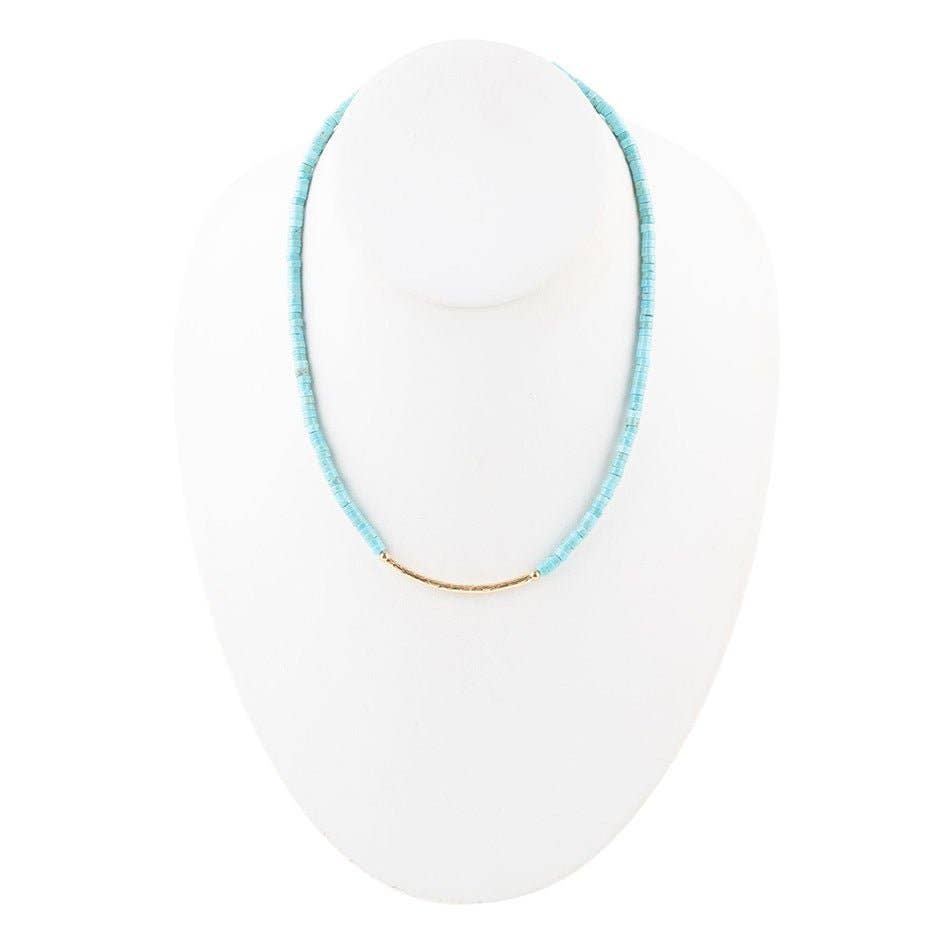 'Barse' Little Bit Turquoise Necklace